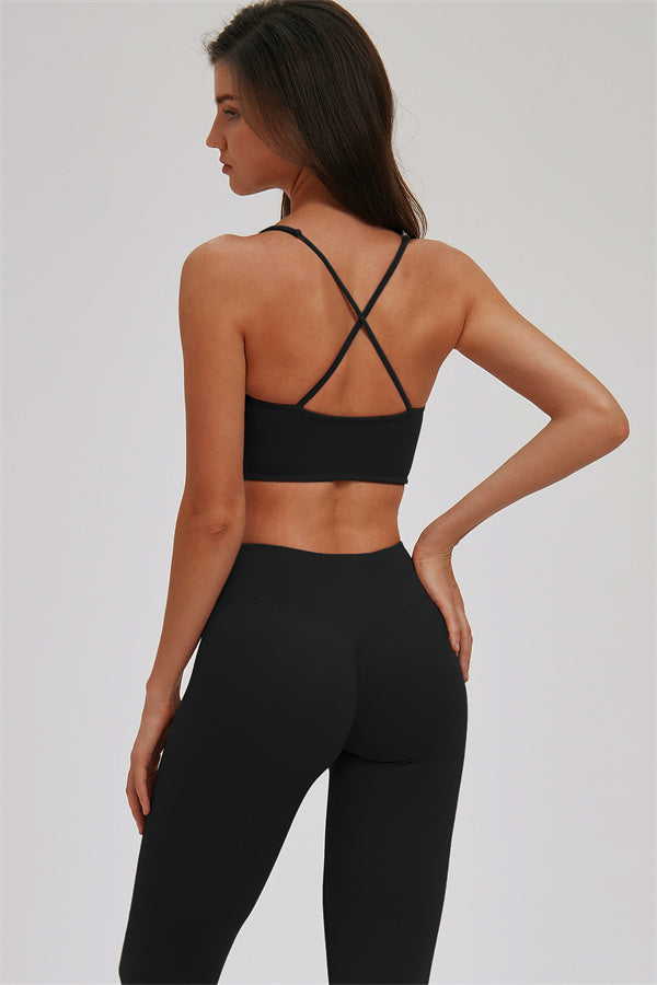 Kinetic Cross Back High Support Sports Bra
