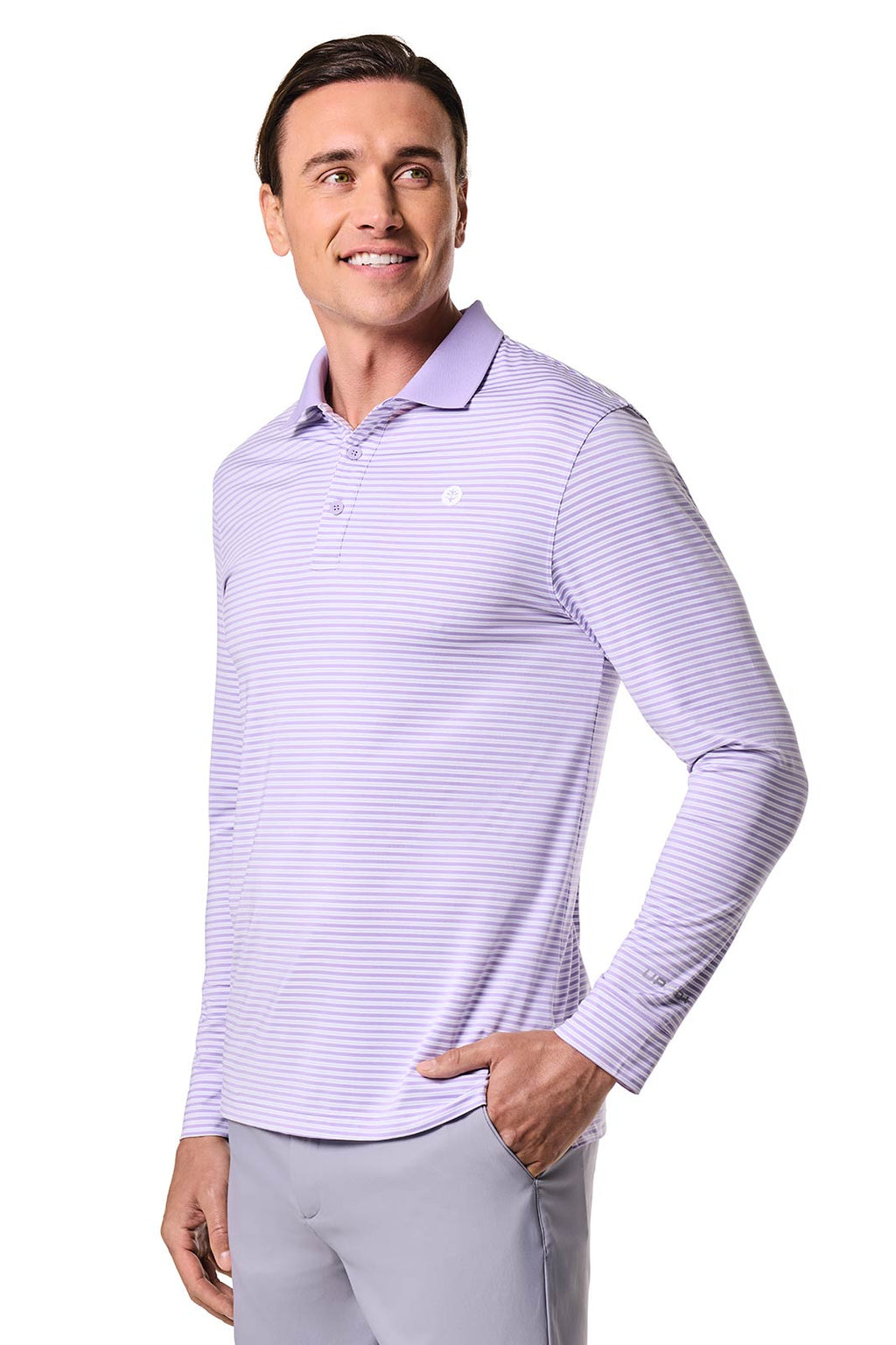 Men's Long Sleeve Sports Polo