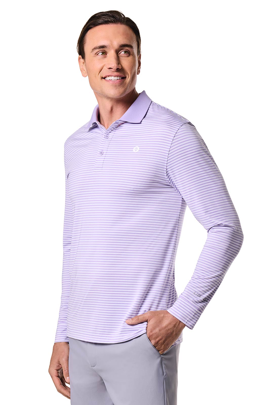 Men's Long Sleeve Sports Polo
