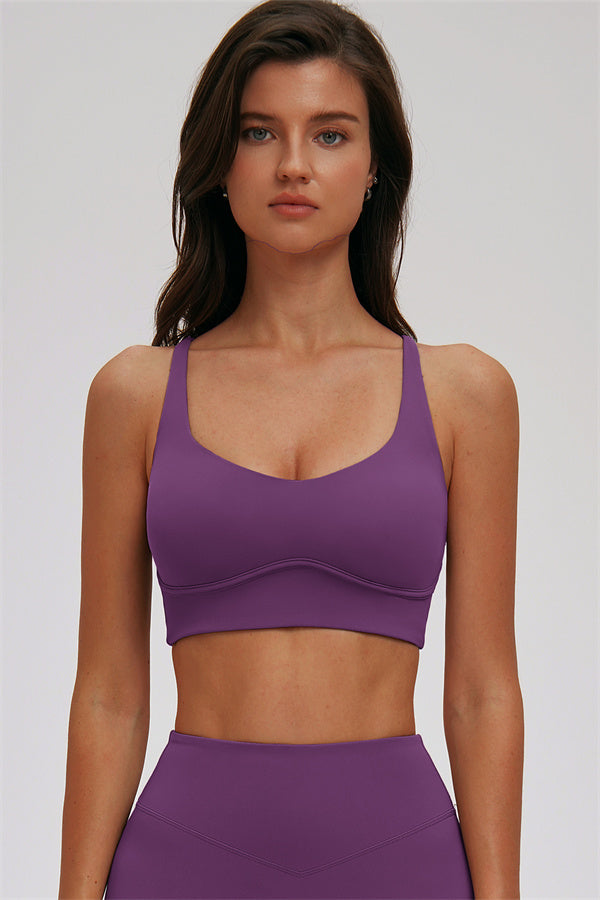 Kinetic Cross Back High Support Sports Bra