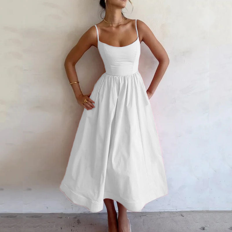 Women's Solid Color Dress