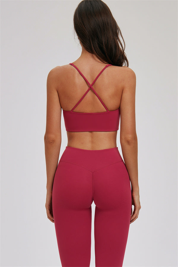 Kinetic Cross Back High Support Sports Bra