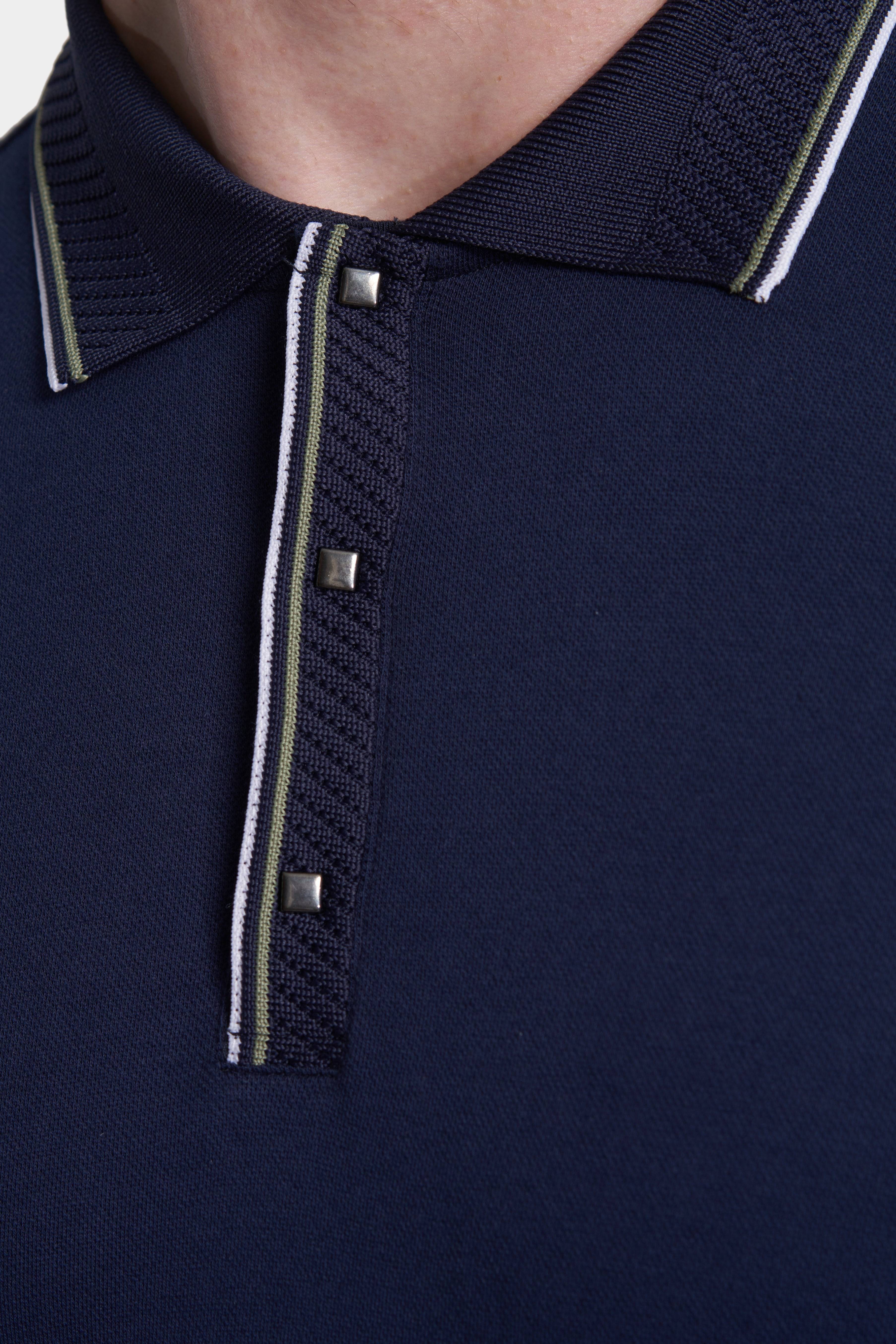 The Mercerized Cotton Polo (Navy)