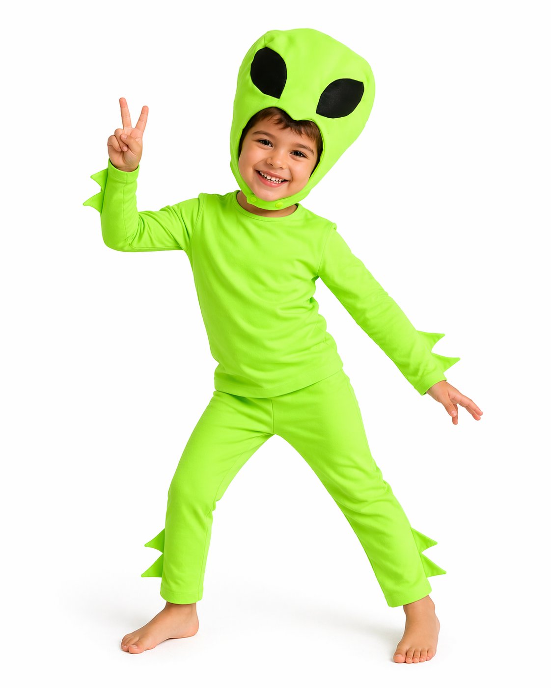 Cosmic Green Alien Halloween Costume
