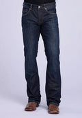 Tin Haul 1660 Jagger Fit Corded Deco (Dark Wash) - Men's Bootcut Jeans