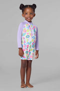 Baby Kohala Neck-To-Knee Swimsuit | Lavendula Colorblock