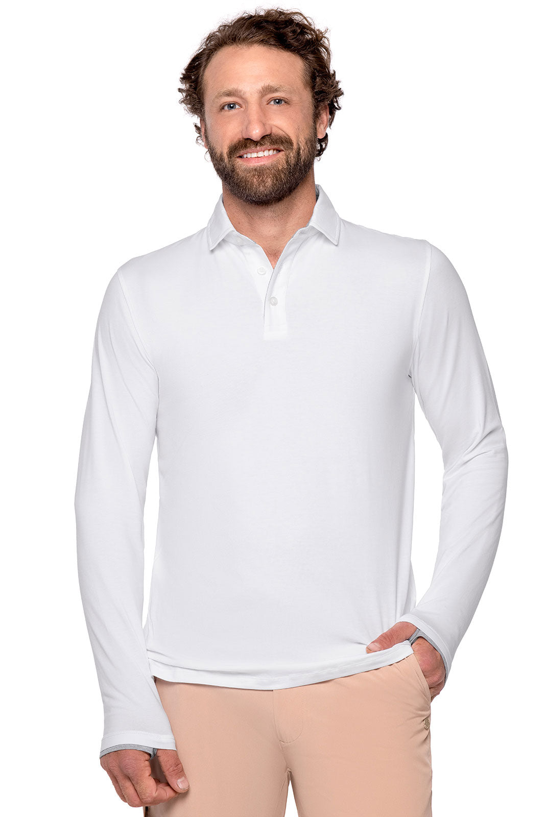 Men's Long Sleeve Polo