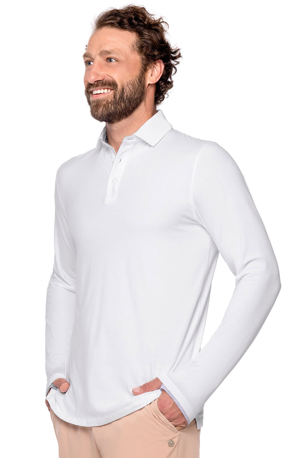 Men's Long Sleeve Polo