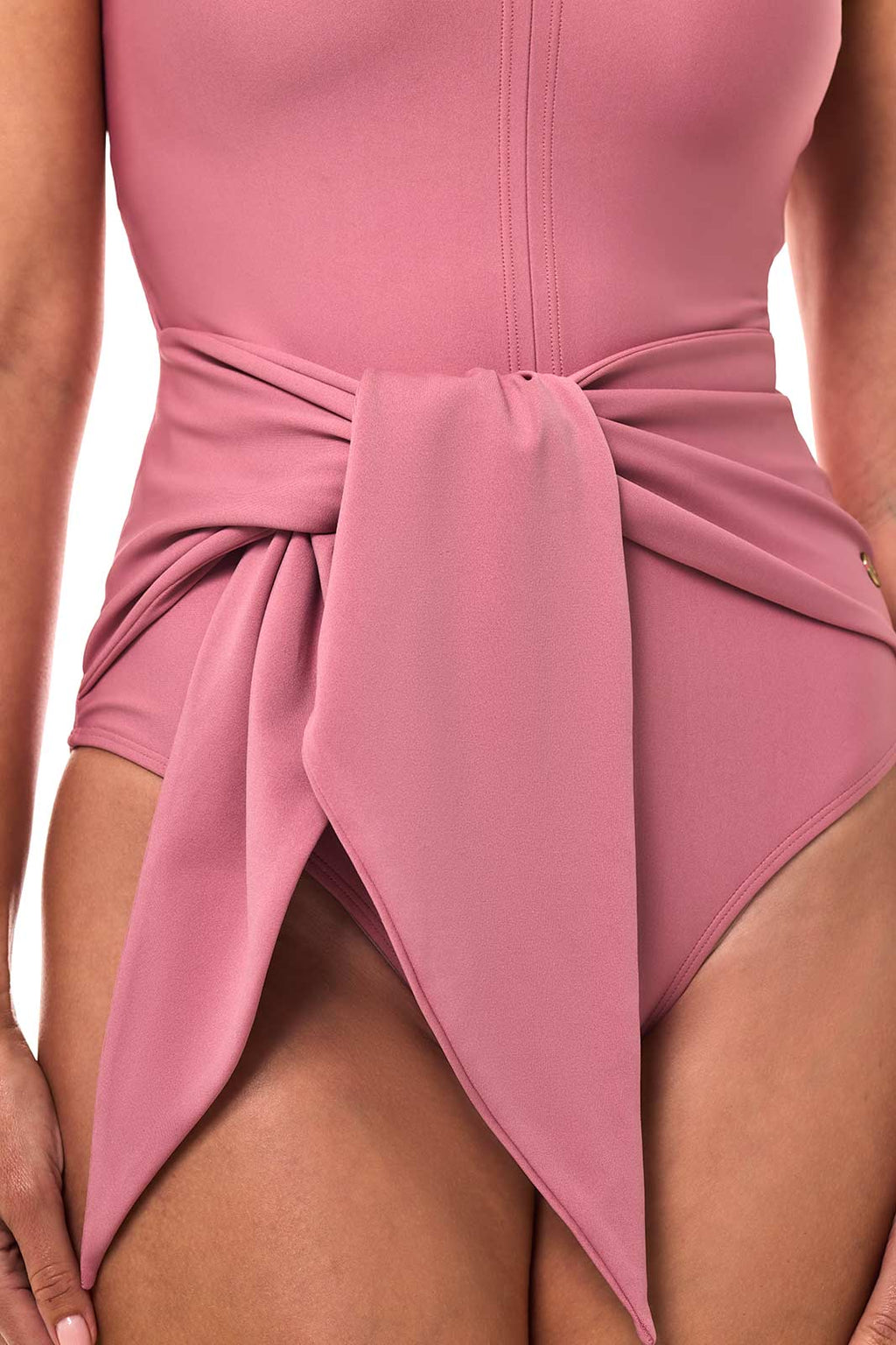 Women's Wrap Swimsuit | Terracotta Rose