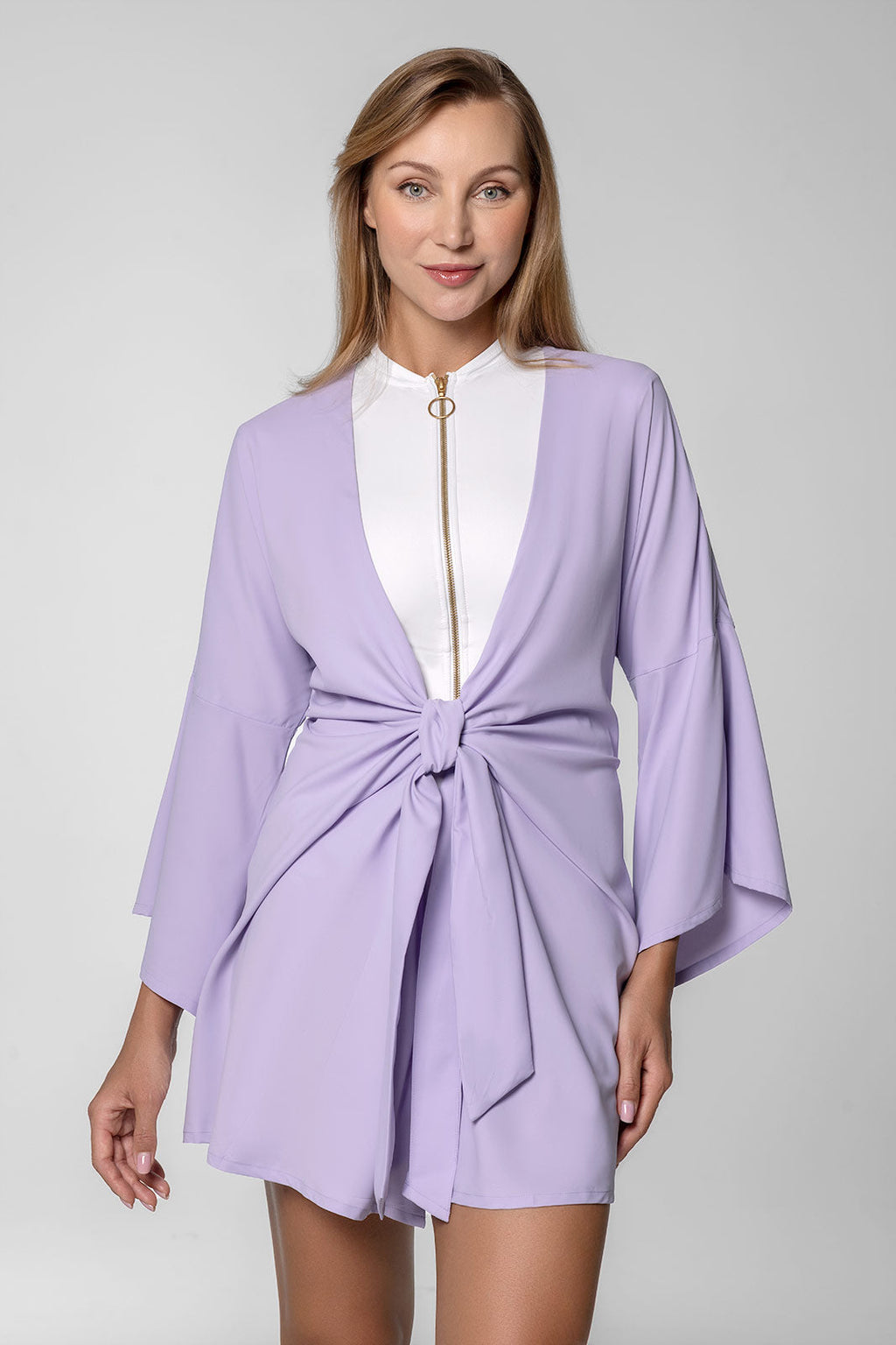 Women's Ocean Drive Cover-Up with Front Tie | Lavendula
