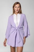 Women's Ocean Drive Cover-Up with Front Tie | Lavendula