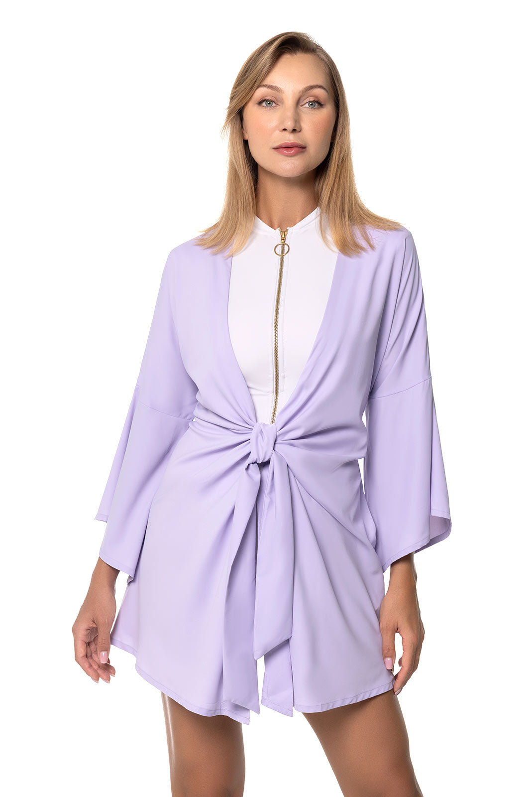 Women's Ocean Drive Cover-Up with Front Tie | Lavendula