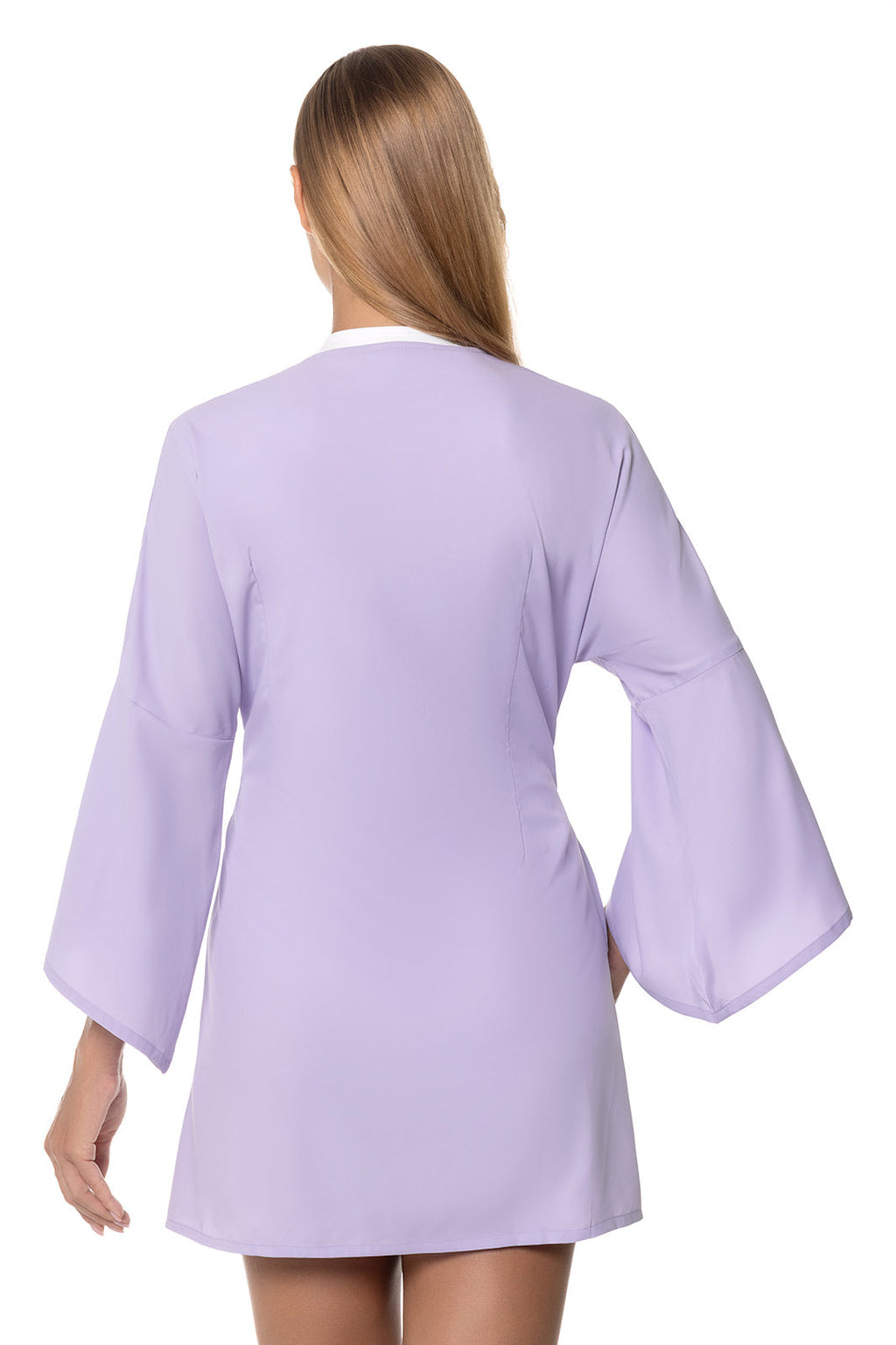 Women's Ocean Drive Cover-Up with Front Tie | Lavendula