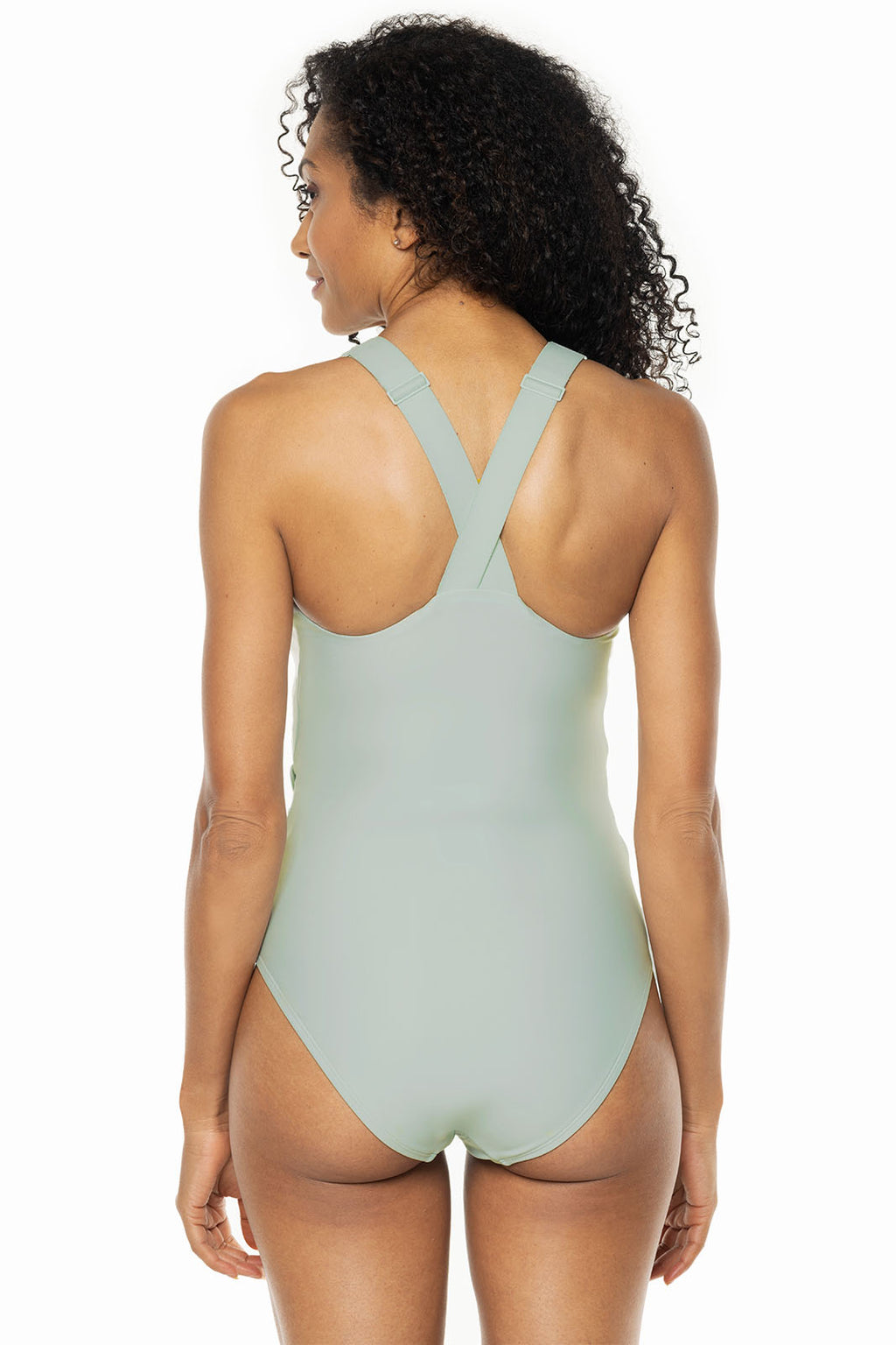 Women's Wrap Swimsuit | Misty Aqua