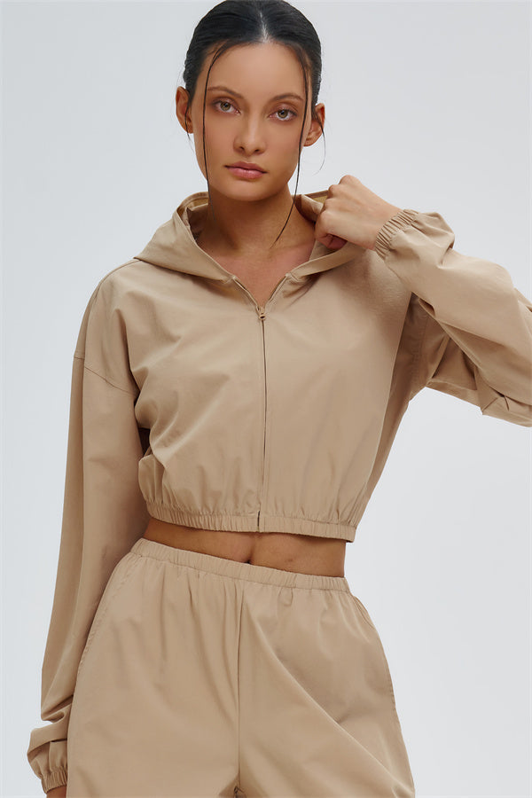 The Svelte UV protection Crop Hoodie