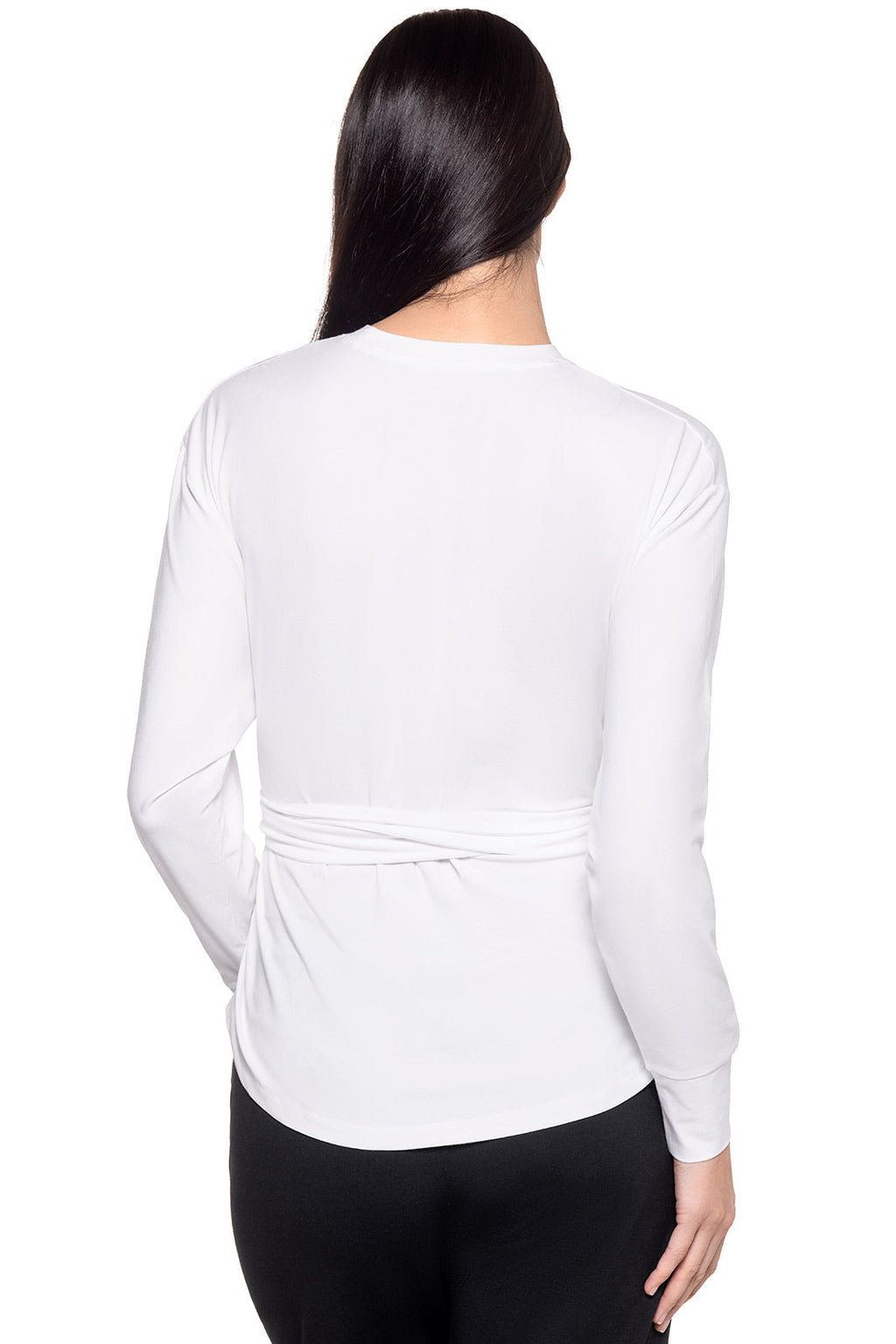 Women's Merrick Tie Long Sleeve Shirt | White
