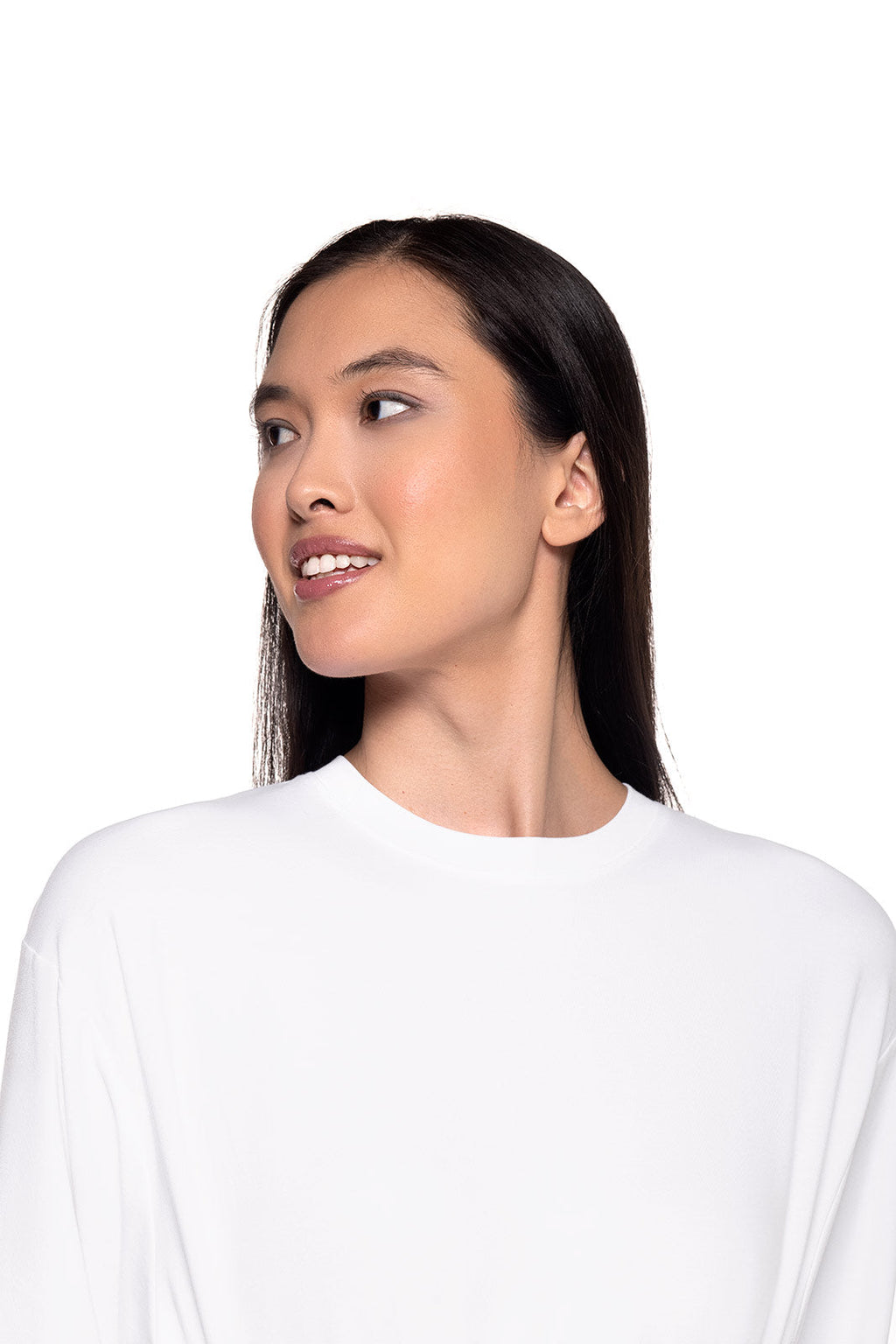 Women's Merrick Tie Long Sleeve Shirt | White