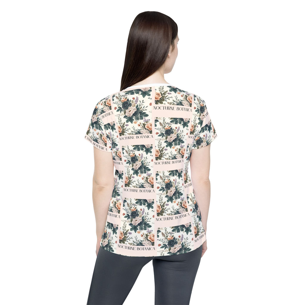 Floral 'Nocturne Botanical Women's Sports Jersey 2