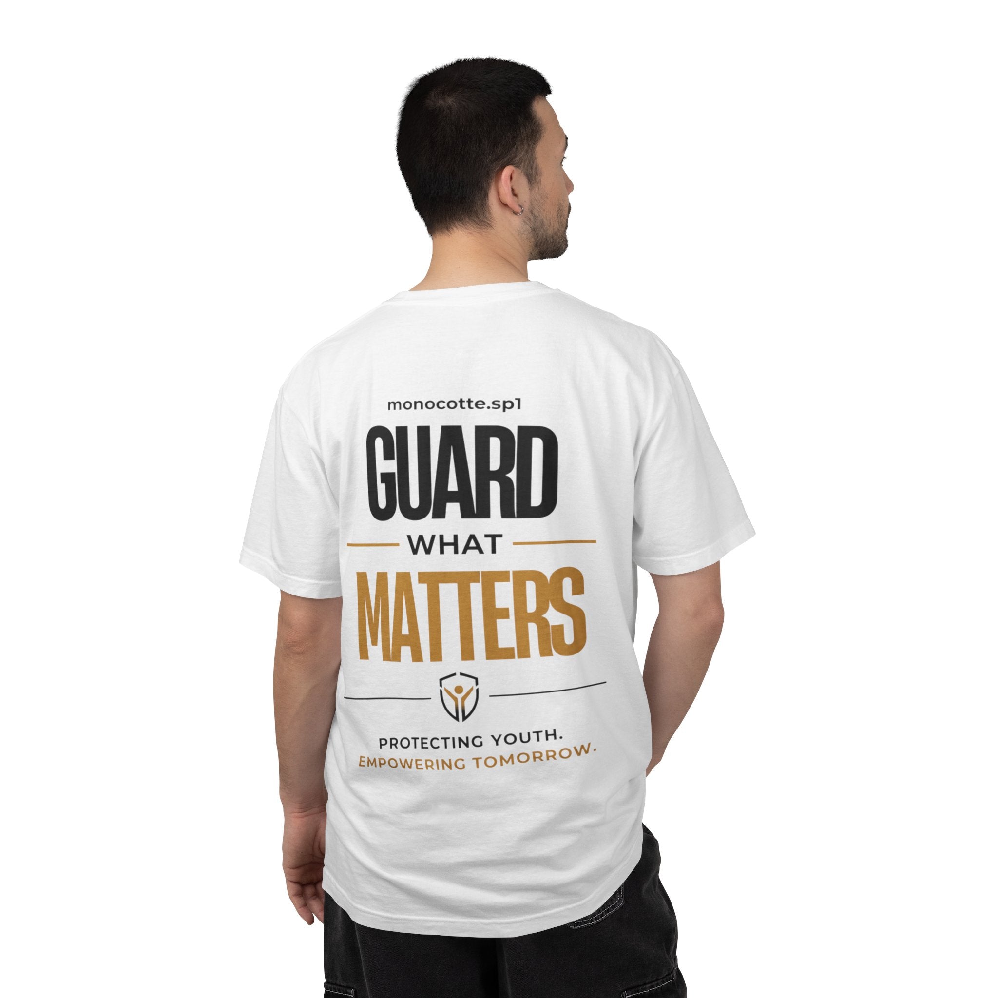 Guard What Matters T-Shirt — Protecting Youth, Empowering Tomorrow