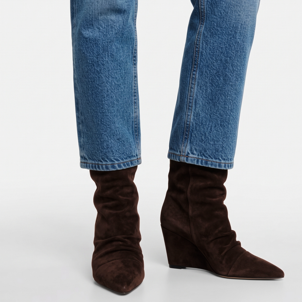 Jill Slouch Wedge Boots