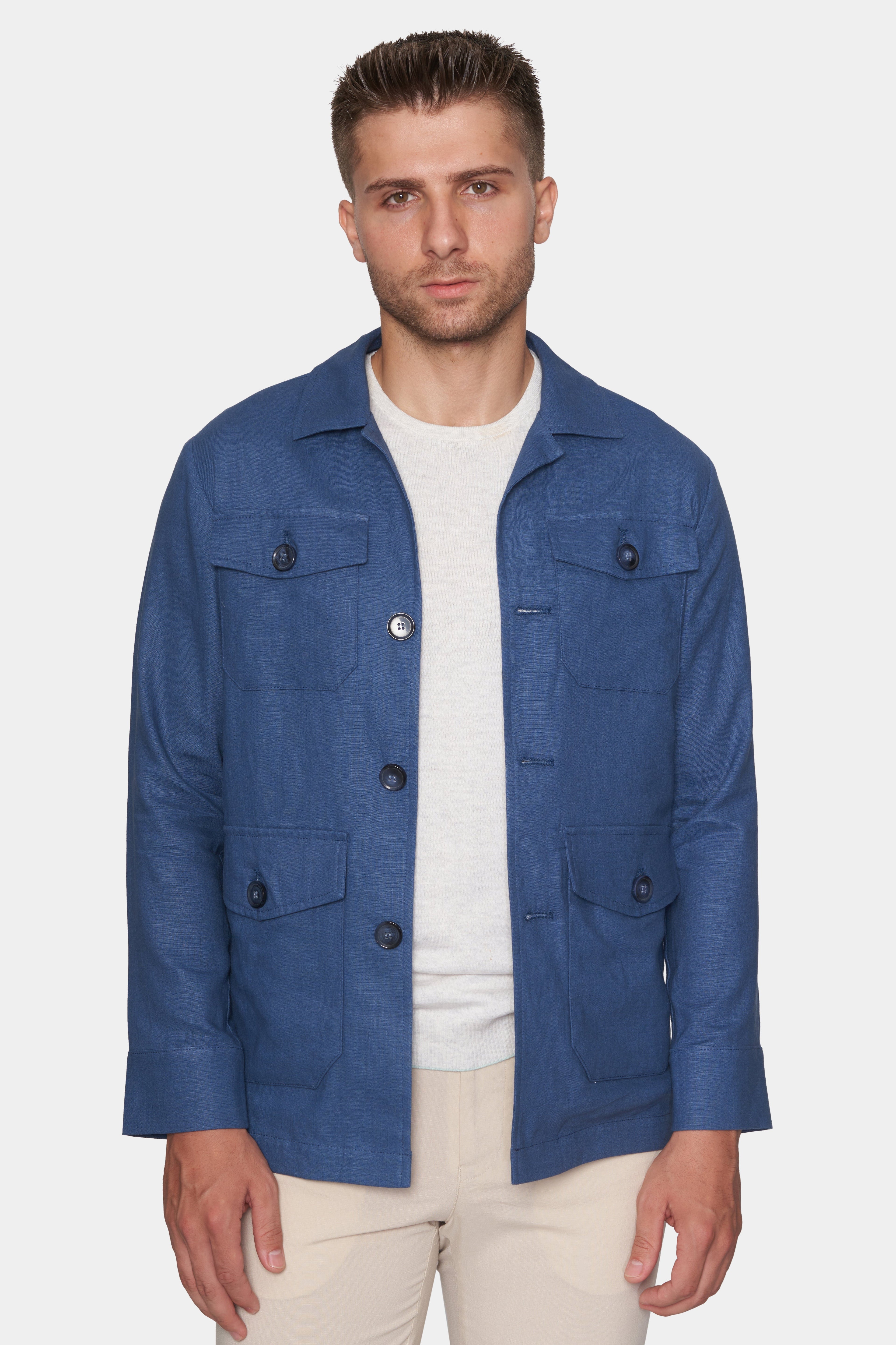 Slim Safari Coat (ocean)