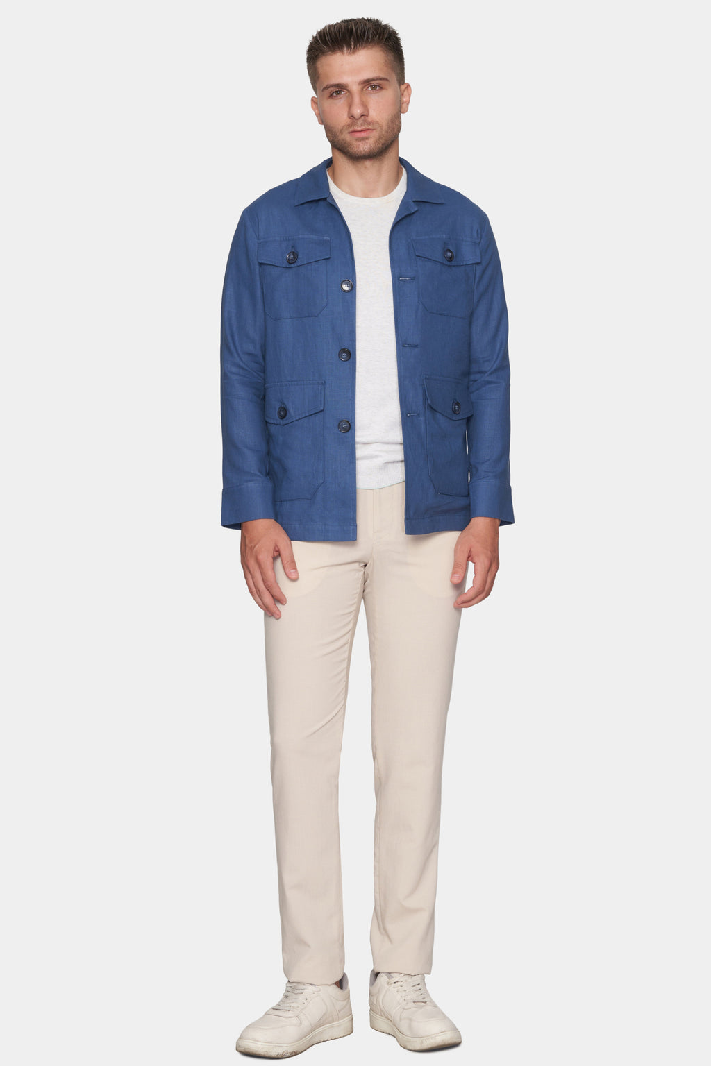 Slim Safari Coat (ocean)