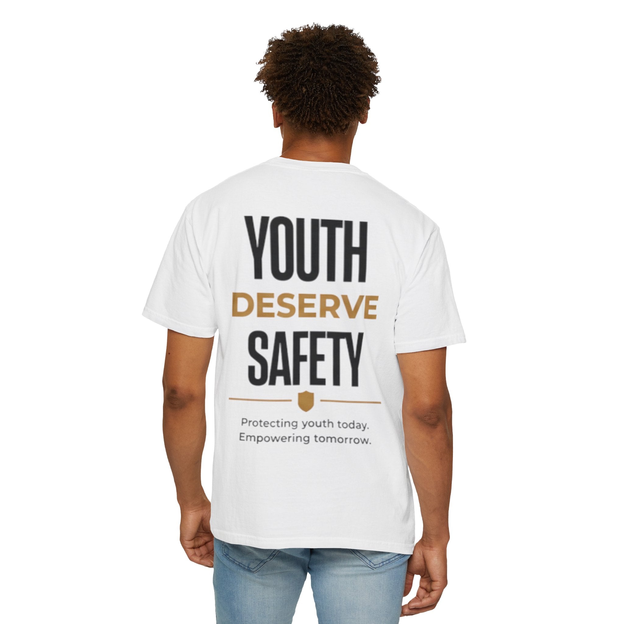 Youth Deserve Safety T-Shirt — Protecting Youth Today, Empowering Tomorrow