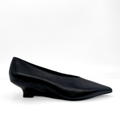 JoJo Leather Wedge Pumps