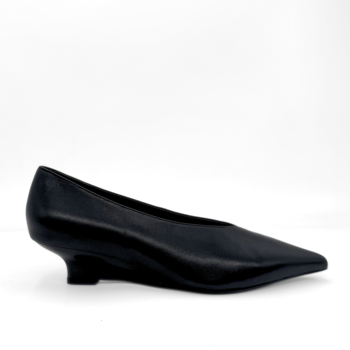 JoJo Leather Wedge Pumps