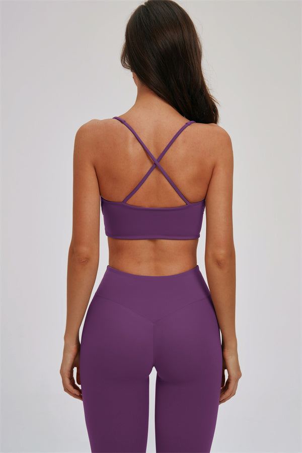 Kinetic Cross Back High Support Sports Bra