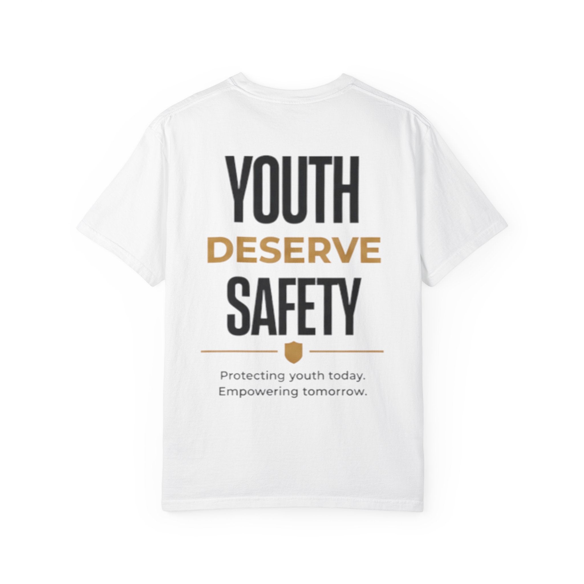 Youth Deserve Safety T-Shirt — Protecting Youth Today, Empowering Tomorrow