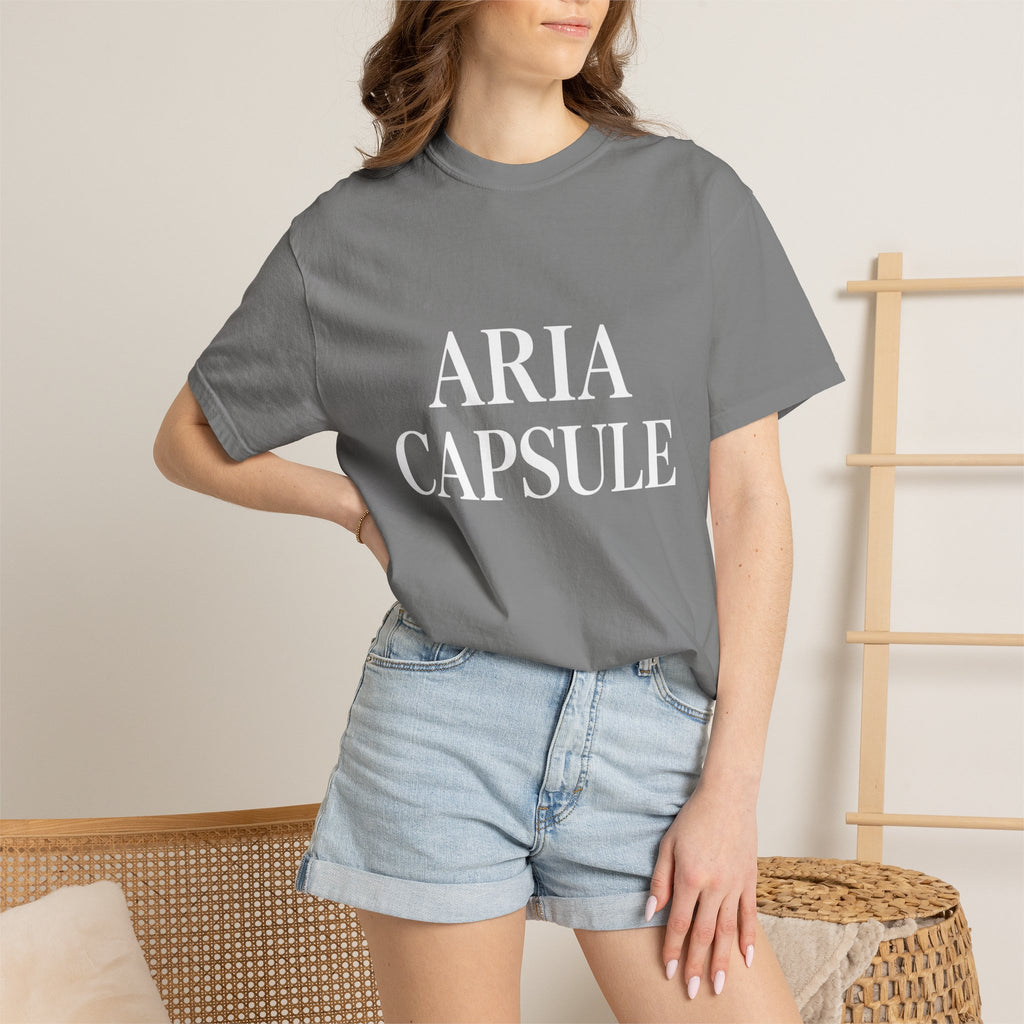 ARIA Capsule Graphic T-Shirt — Minimalist Logo Tee Unisex NOW AVAILABLE CUSTOMIZED WITH YOUR NAME