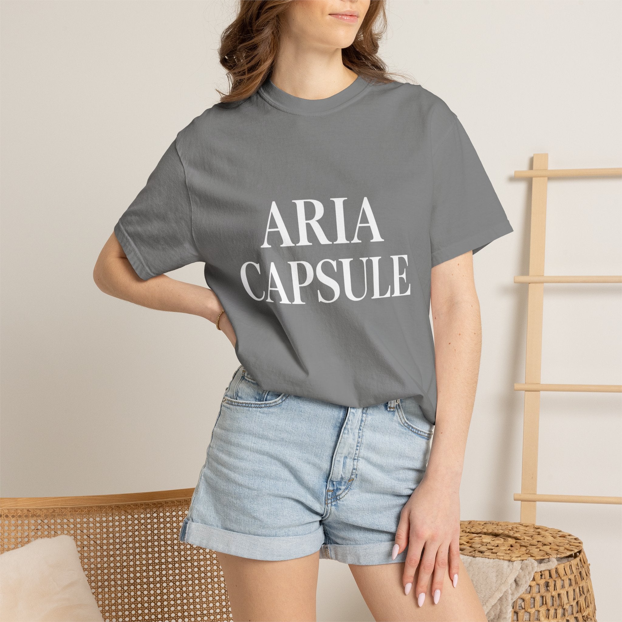 ARIA Capsule Graphic T-Shirt — Minimalist Logo Tee Unisex NOW AVAILABLE CUSTOMIZED WITH YOUR NAME