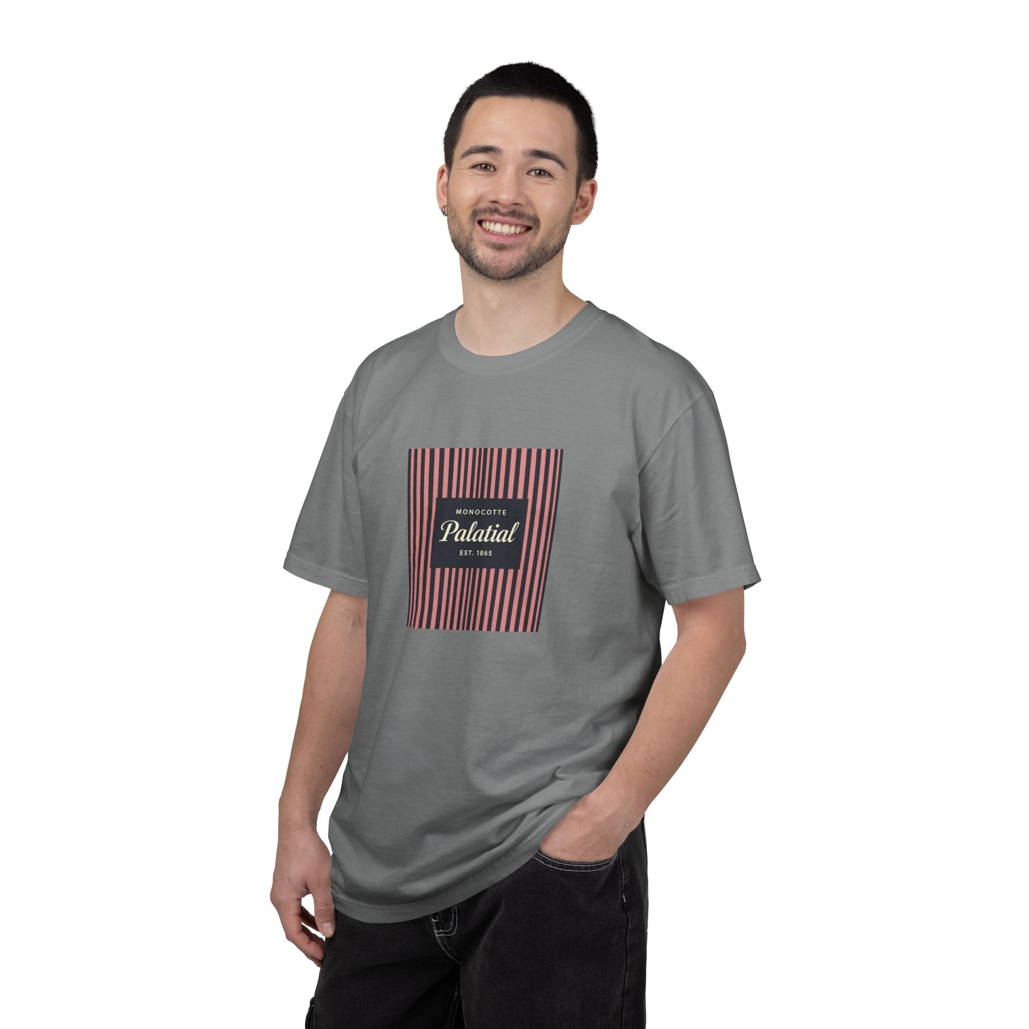 Palatial Stripes T-Shirt — Vintage Striped Graphic Tee