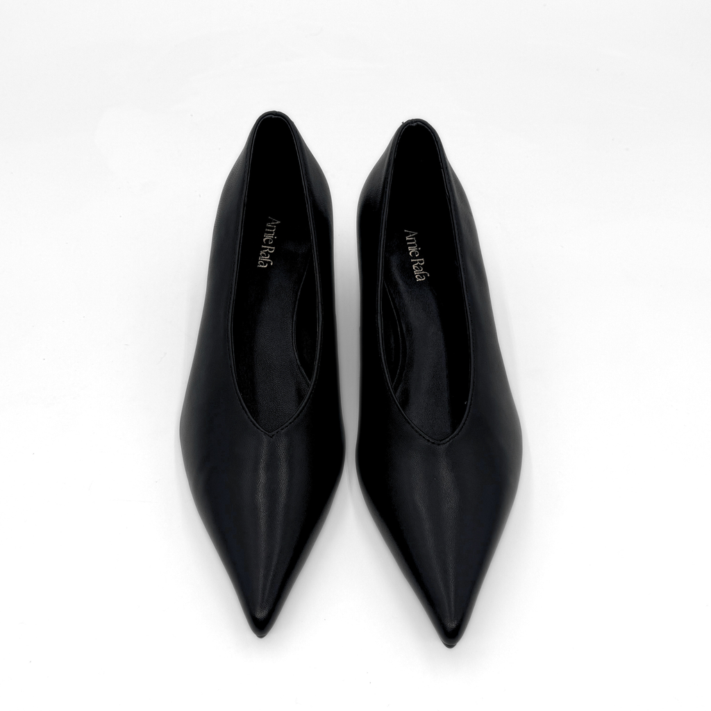 JoJo Leather Wedge Pumps