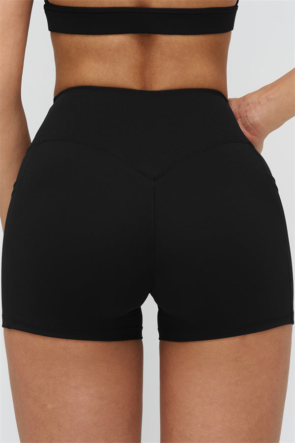 Sports Bra and Shorts 2-Piece Set – Seamless Sculpting