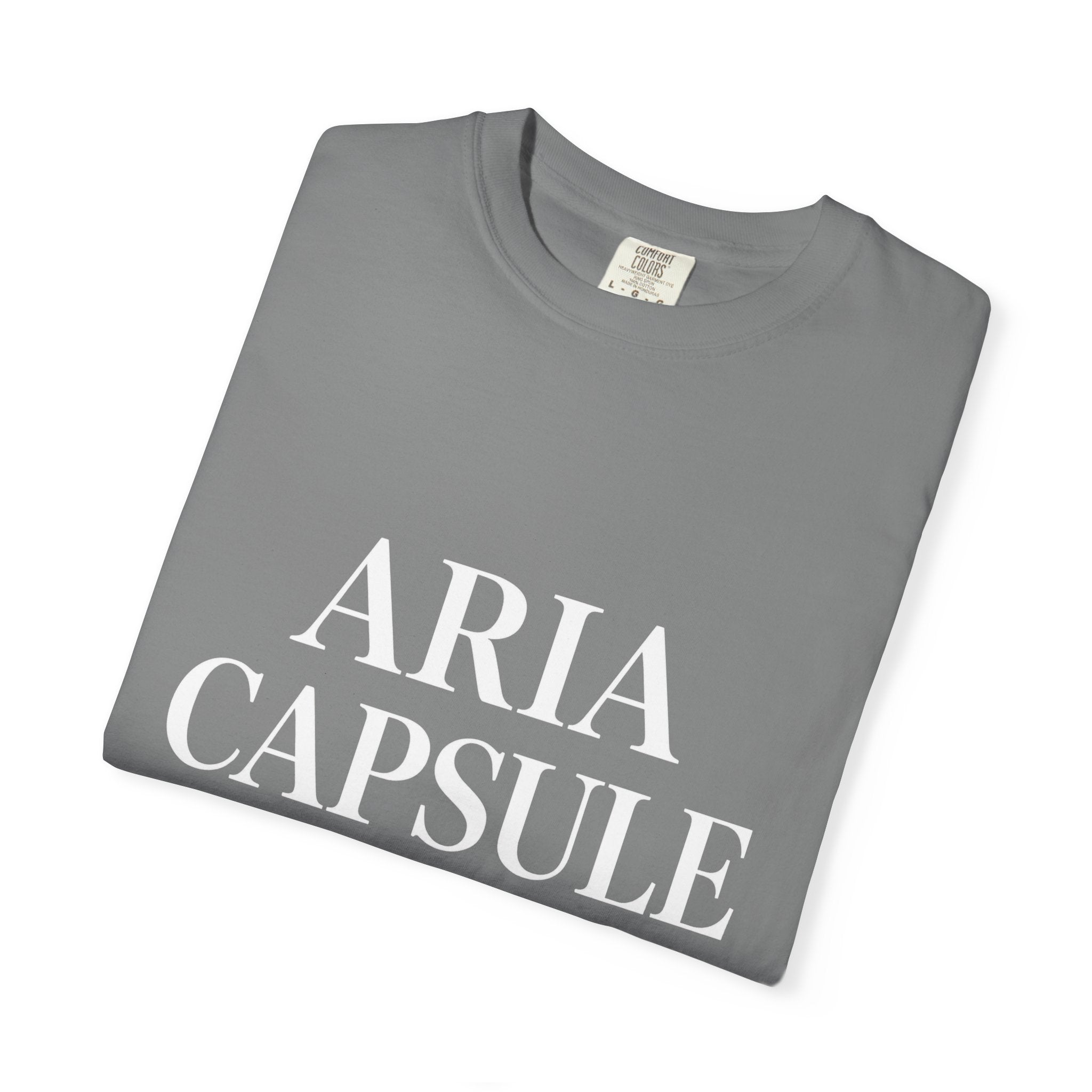 ARIA Capsule Graphic T-Shirt — Minimalist Logo Tee Unisex NOW AVAILABLE CUSTOMIZED WITH YOUR NAME