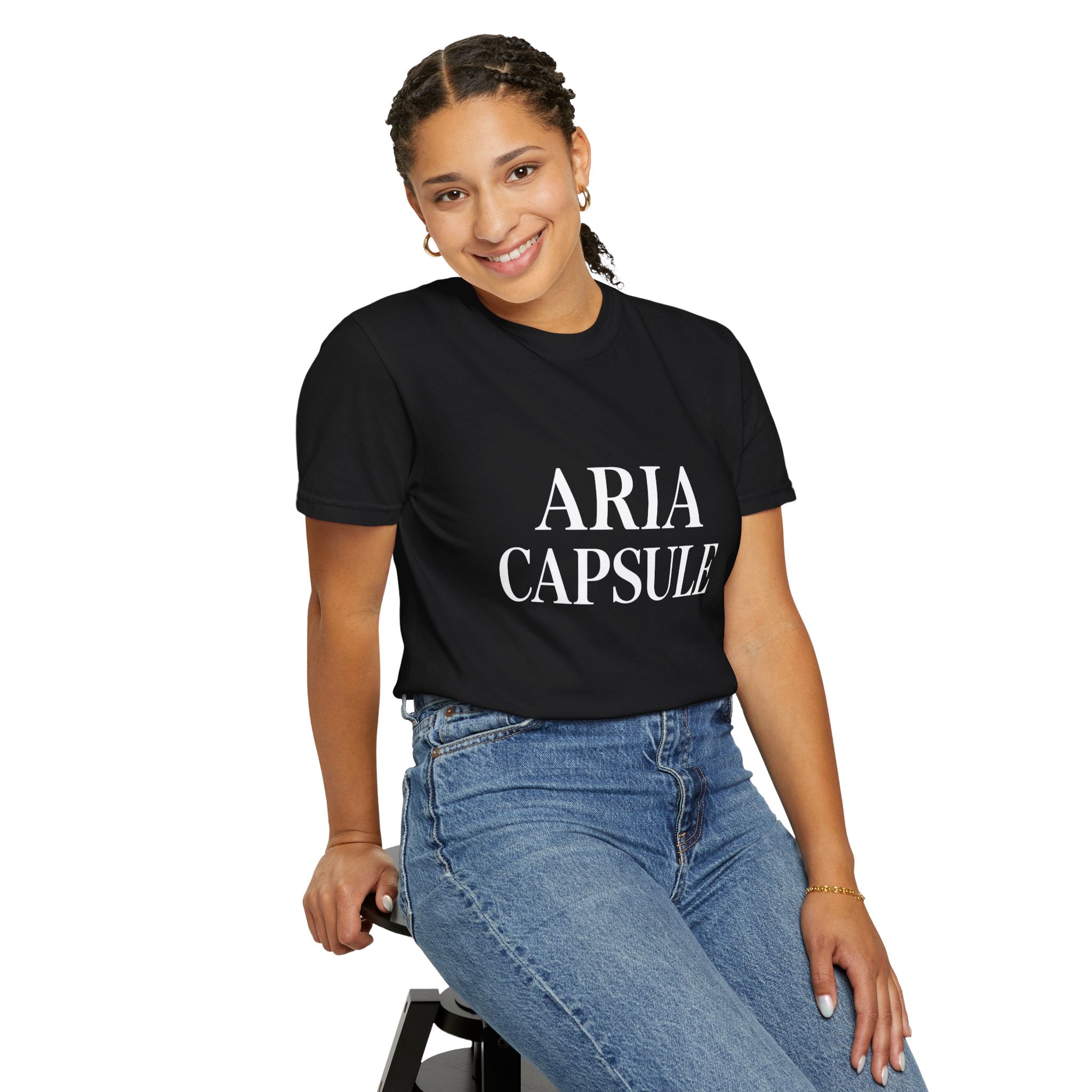 ARIA Capsule Graphic T-Shirt — Minimalist Logo Tee Unisex NOW AVAILABLE CUSTOMIZED WITH YOUR NAME