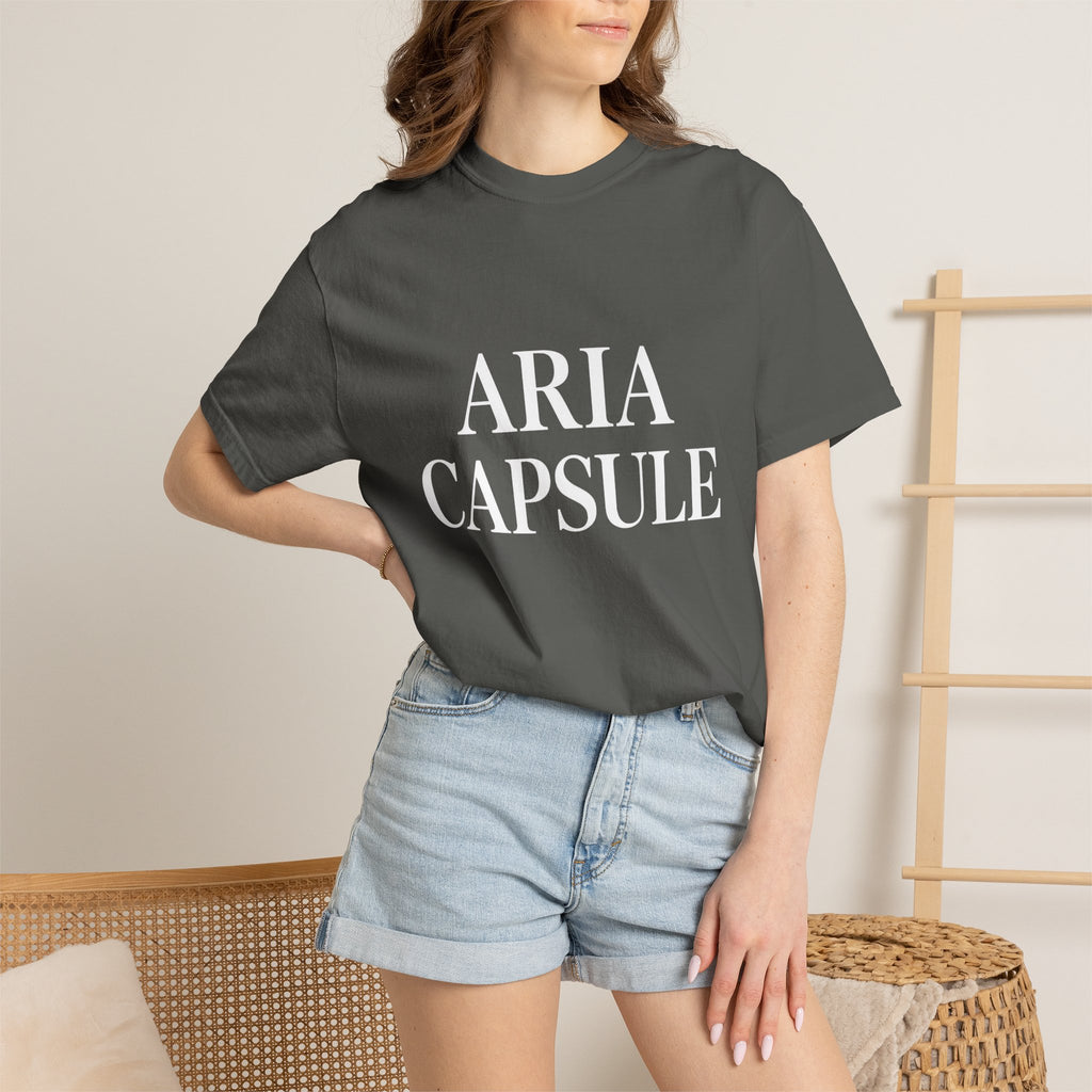 ARIA Capsule Graphic T-Shirt — Minimalist Logo Tee Unisex NOW AVAILABLE CUSTOMIZED WITH YOUR NAME