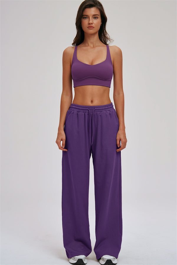 Kinetic Cross Back High Support Sports Bra