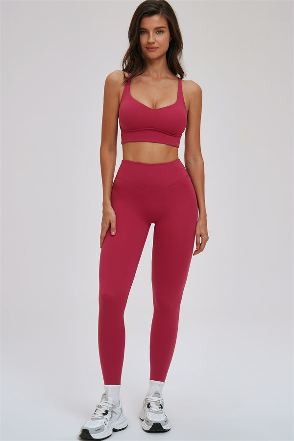 Kinetic Cross Back High Support Sports Bra