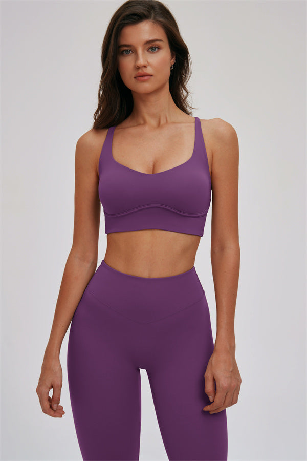 Kinetic Cross Back High Support Sports Bra
