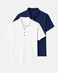 Buki Cinqo Polo 2-Pack - Navy/White