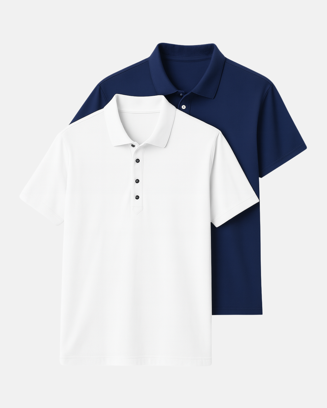 Buki Cinqo Polo 2-Pack - Navy/White
