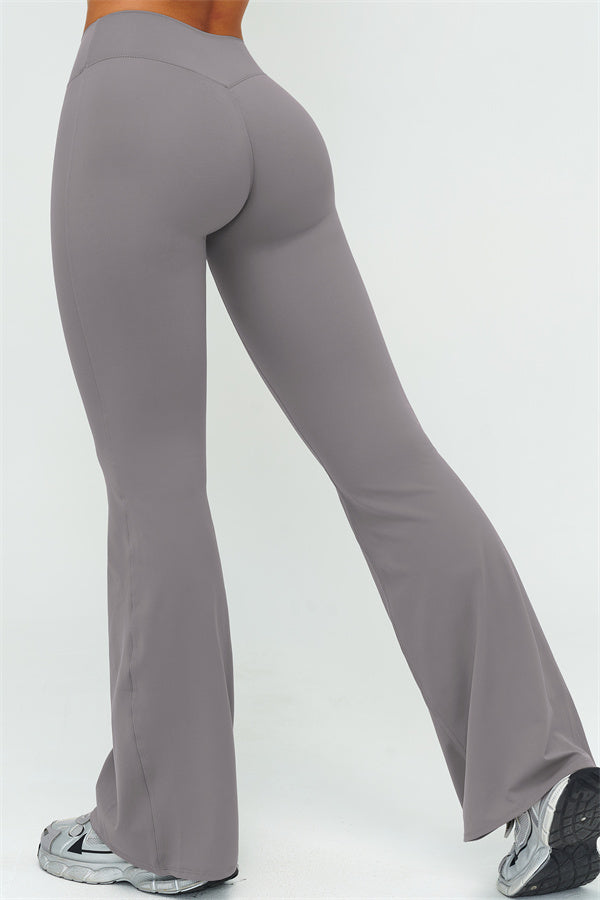 The Lushness Y-Back Sports Bra Flared Leggings 2-Piece Set