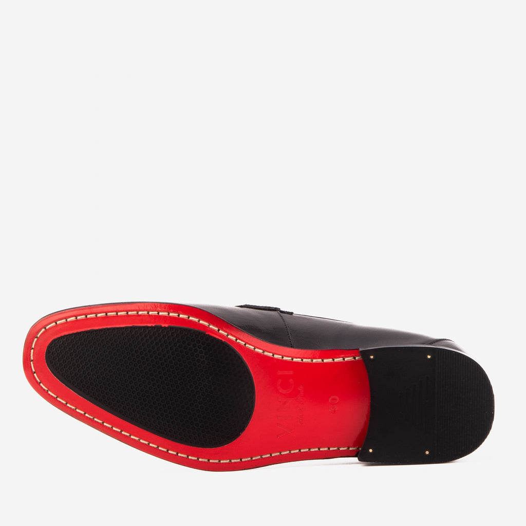 The Blackwell Black Patent Bit Loafer Men Shoe