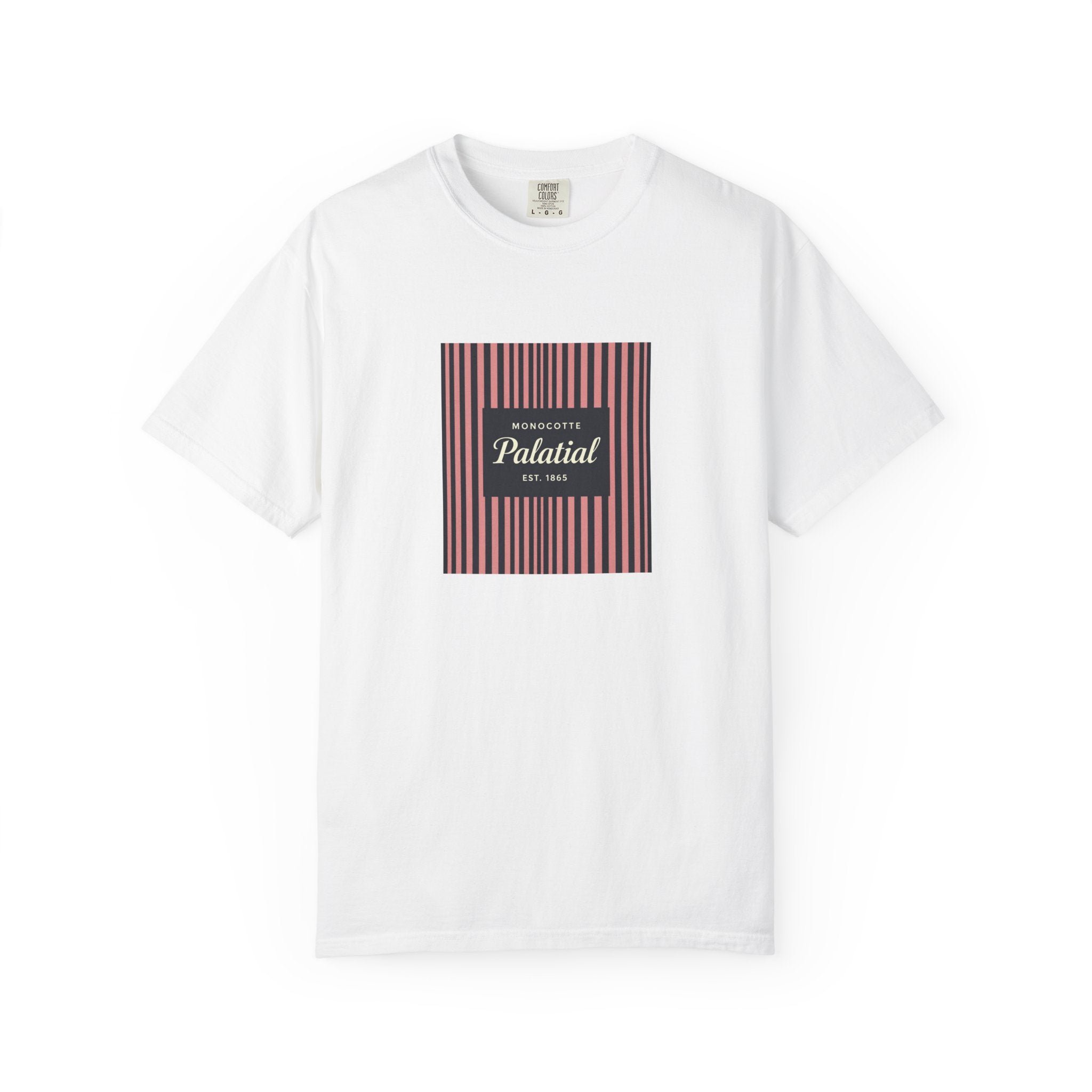 Palatial Stripes T-Shirt — Vintage Striped Graphic Tee
