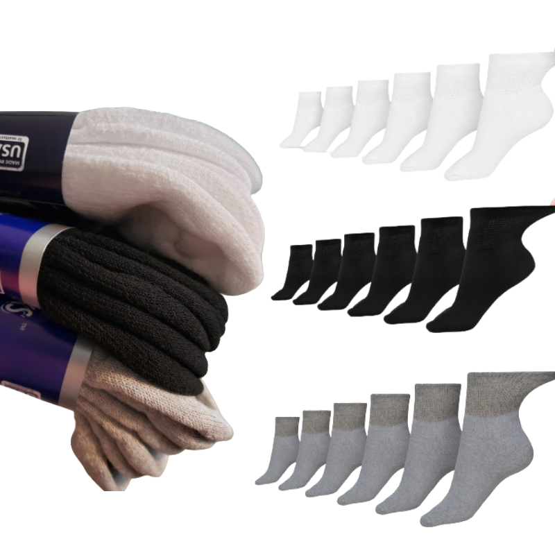 Women's Cotton Comfy Compression Ankle Socks (6 Pair)