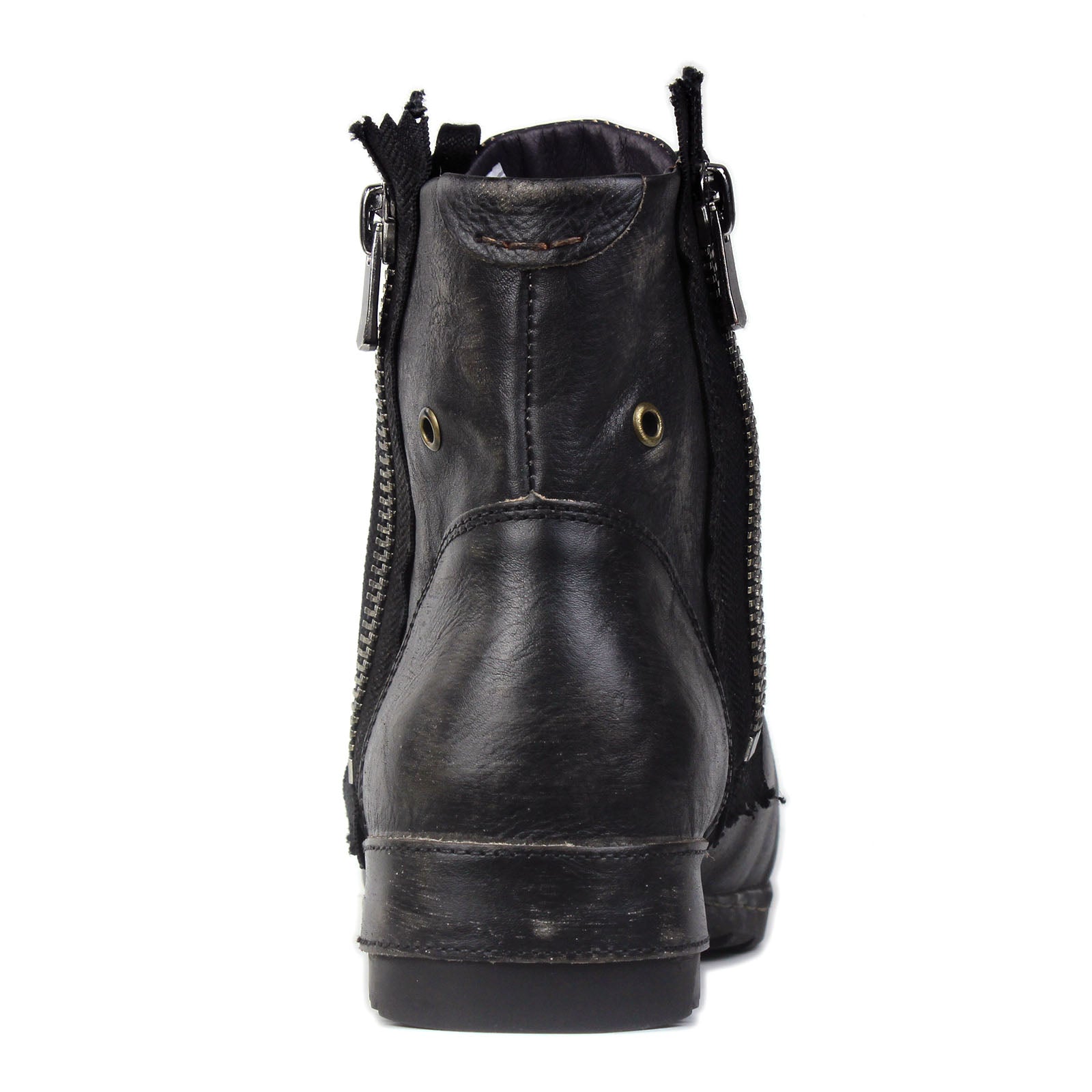 Men's Leather Ankle Boots OS-5008-8-E-F