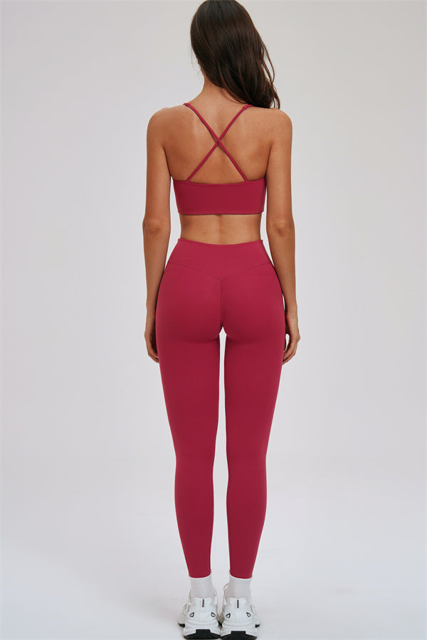 Kinetic Cross Back High Support Sports Bra